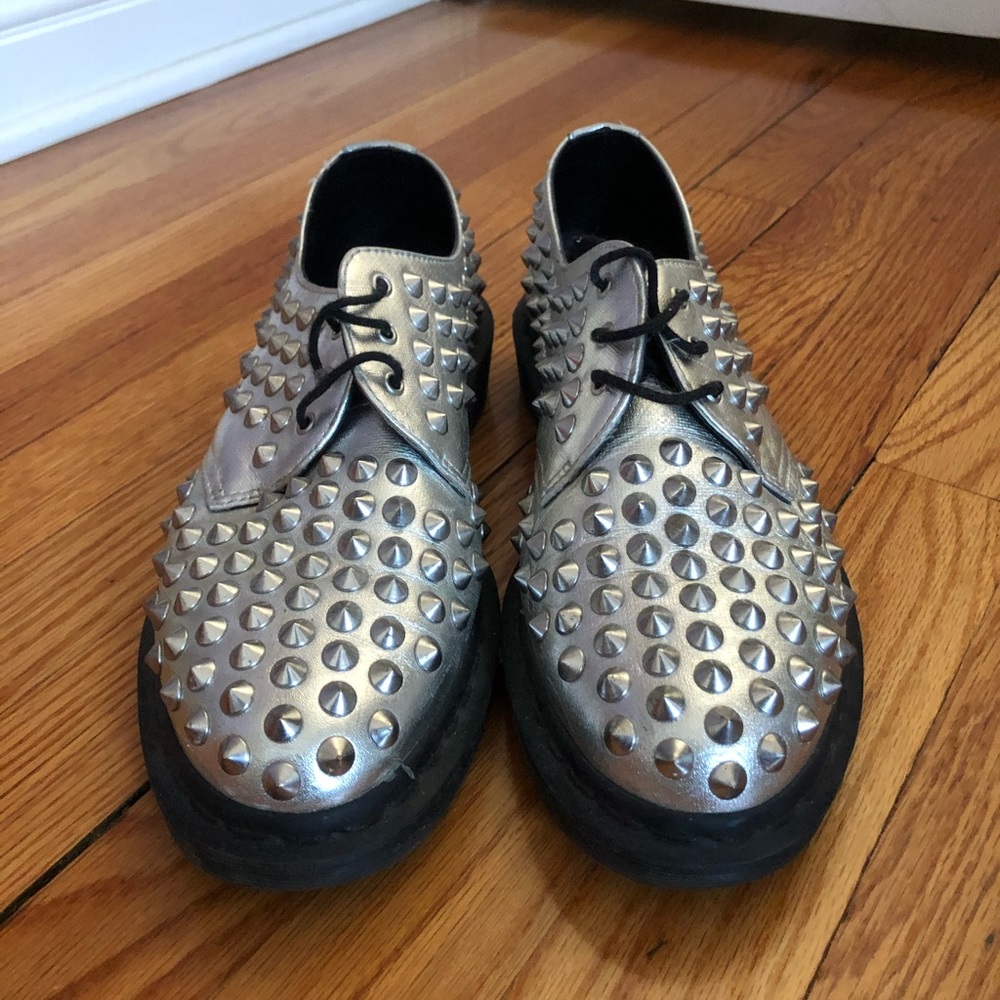 Silver Dr. Martens